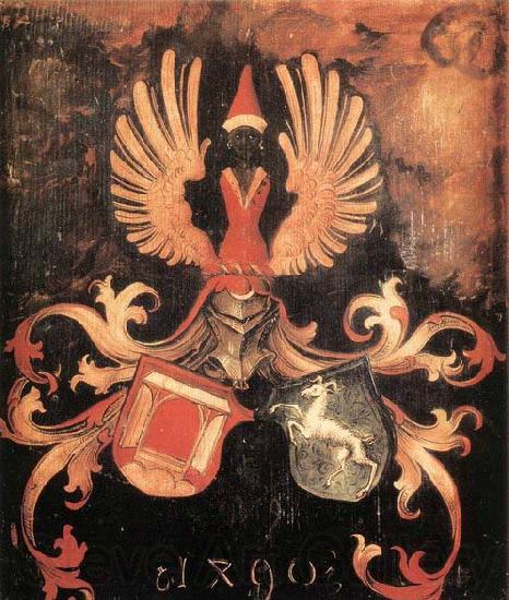 Albrecht Durer Alliance Coat of Arms Norge oil painting art